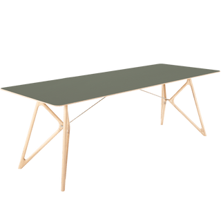 GAZZDA TINK DINING TABLE WHITE OAK 240 x 90 - DYKE & DEAN