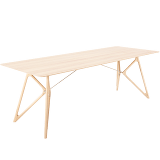 GAZZDA TINK DINING TABLE WHITE OAK 240 x 90 - DYKE & DEAN