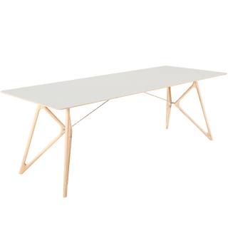 GAZZDA TINK DINING TABLE WHITE OAK 240 x 90 - DYKE & DEAN