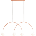 GLOBE HANGING CEILING LIGHT 4 CORAL - DYKE & DEAN