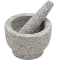 GREY GRANITE MORTAR & PESTLE - DYKE & DEAN