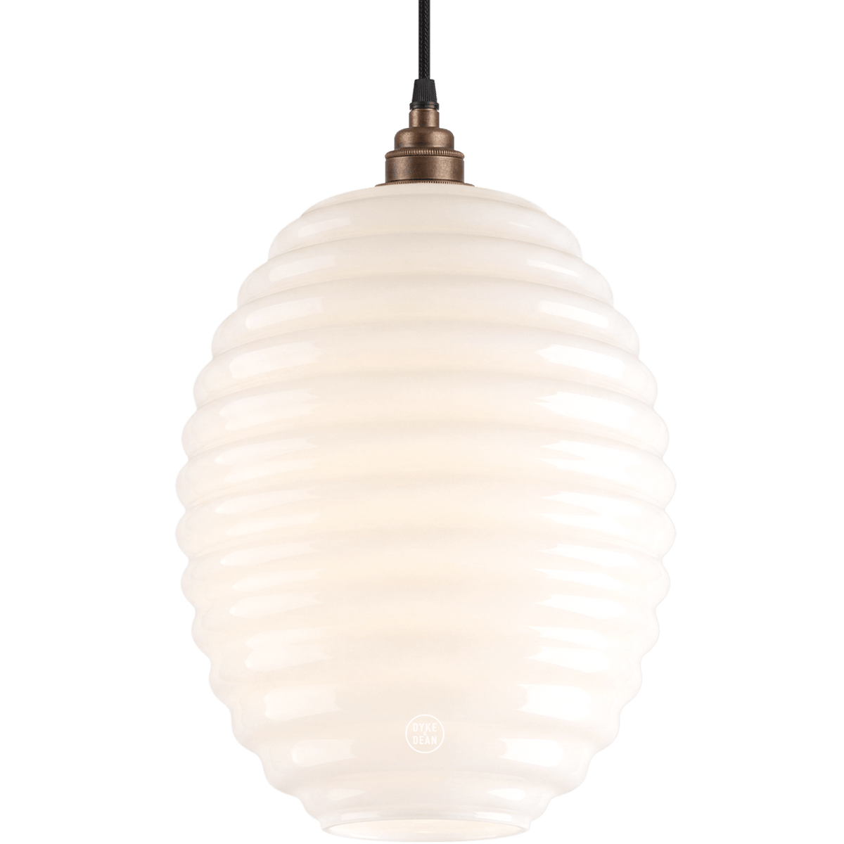HIVE OPALINE GLASS PENDANT SHADE - DYKE & DEAN