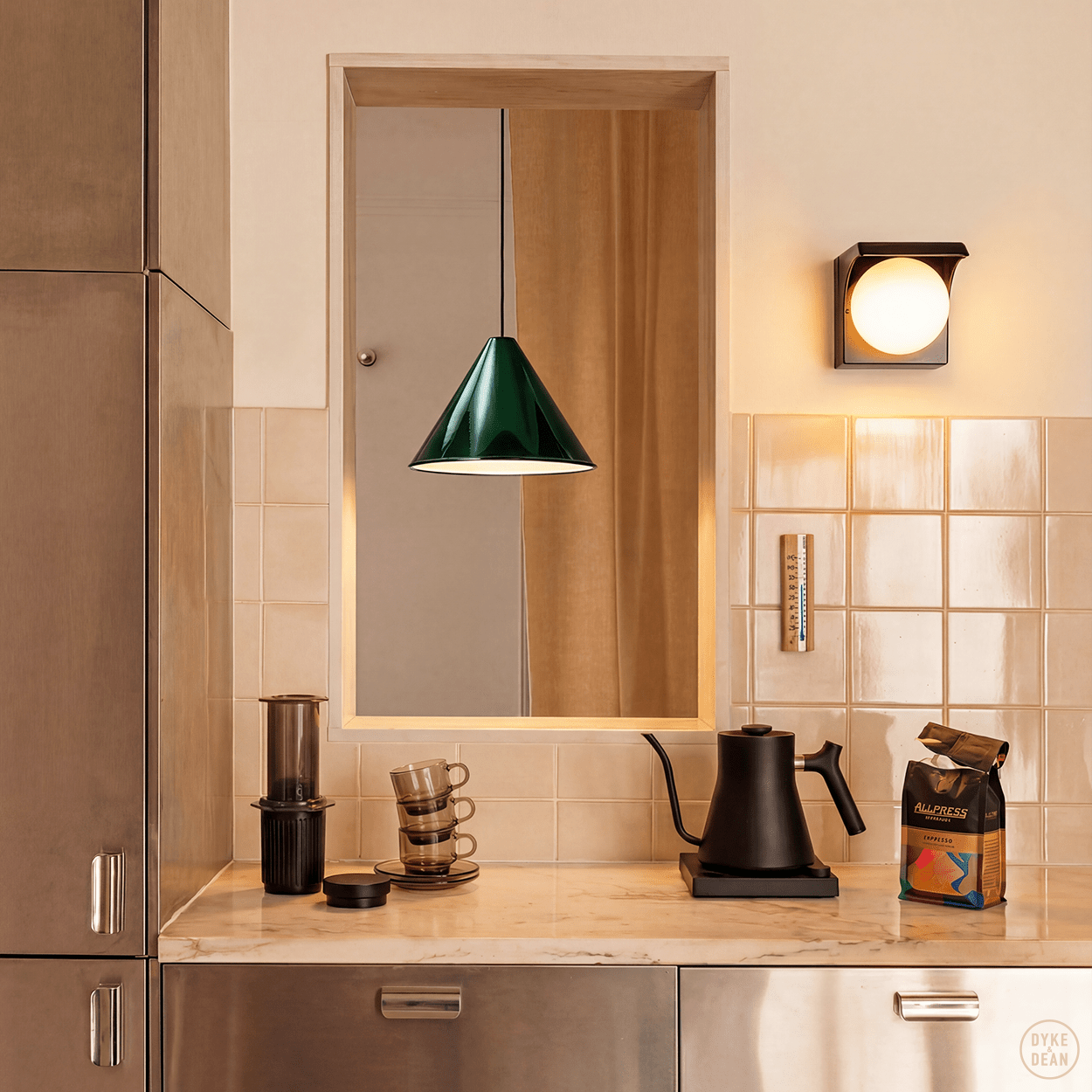 INDOOR WALL THERMOMETER - DYKE & DEAN