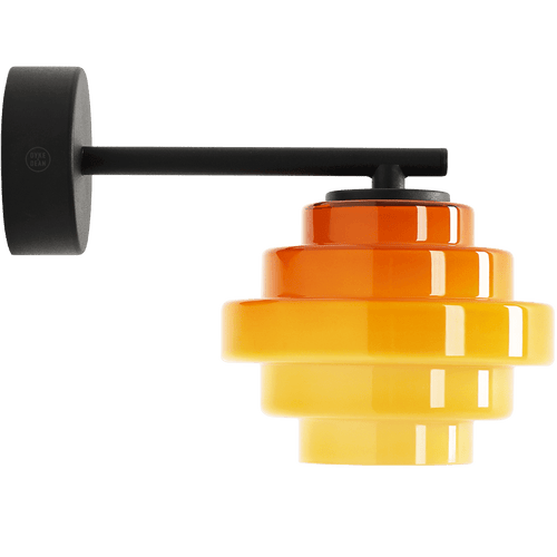 JELLY GLASS WALL LIGHT HONEY - DYKE & DEAN