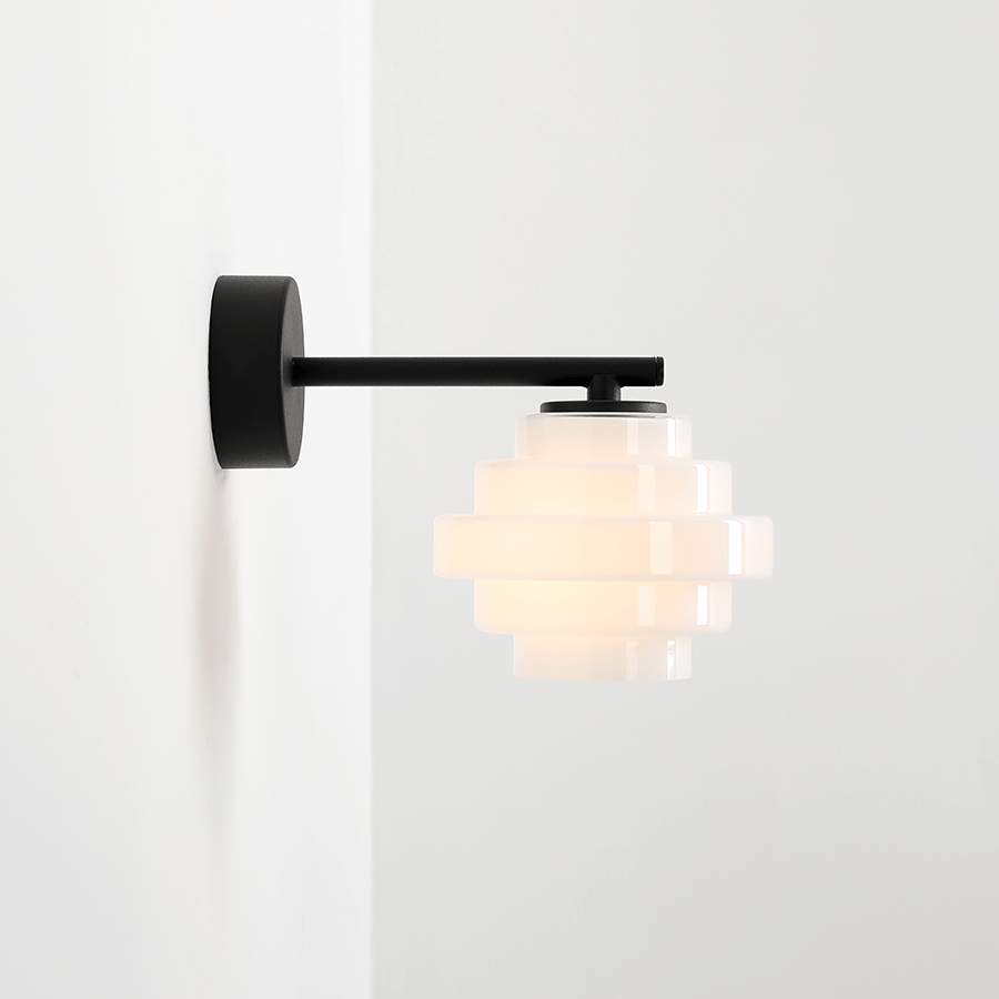 JELLY GLASS WALL LIGHT WHITE - DYKE & DEAN