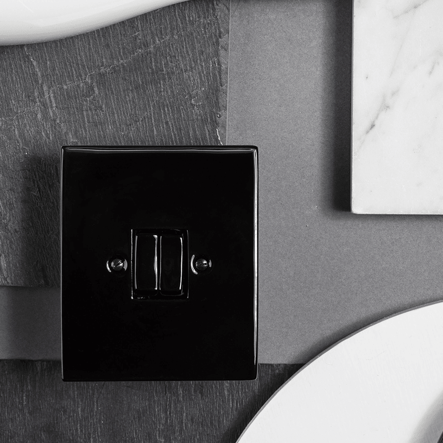 KATY PATY PORCELAIN PLATE HDMI WALL SOCKET CARROT - DYKE & DEAN