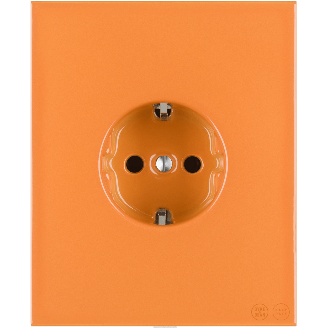 KATY PATY PORCELAIN PLATE WALL SCHUKO SOCKET CARROT - DYKE & DEAN