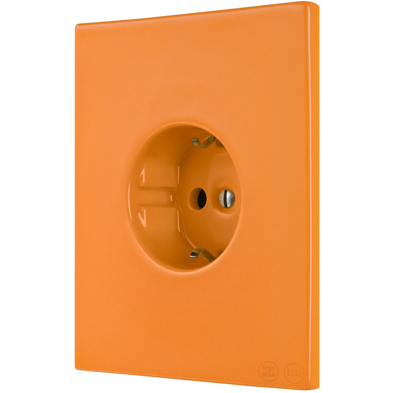 KATY PATY PORCELAIN PLATE WALL SCHUKO SOCKET CARROT - DYKE & DEAN