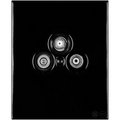 KATY PATY PORCELAIN PLATE WALL SOCKET TV ANTENNA BLACK - DYKE & DEAN