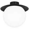 KUUL C WATERPROOF CEILING GLOBE LIGHT BLACK - DYKE & DEAN
