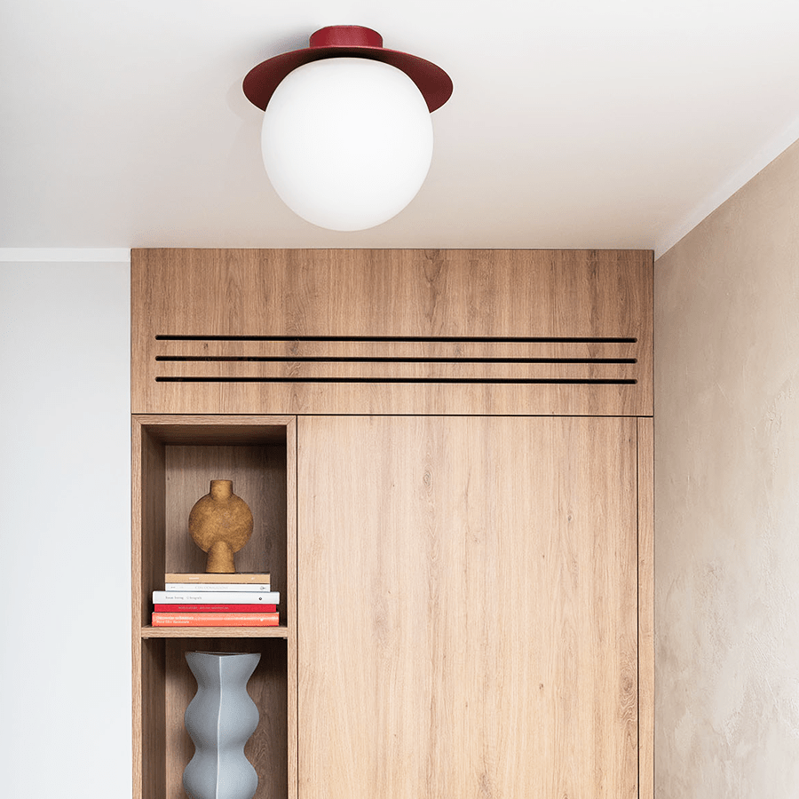 KUUL C WATERPROOF CEILING GLOBE LIGHT WHITE - DYKE & DEAN