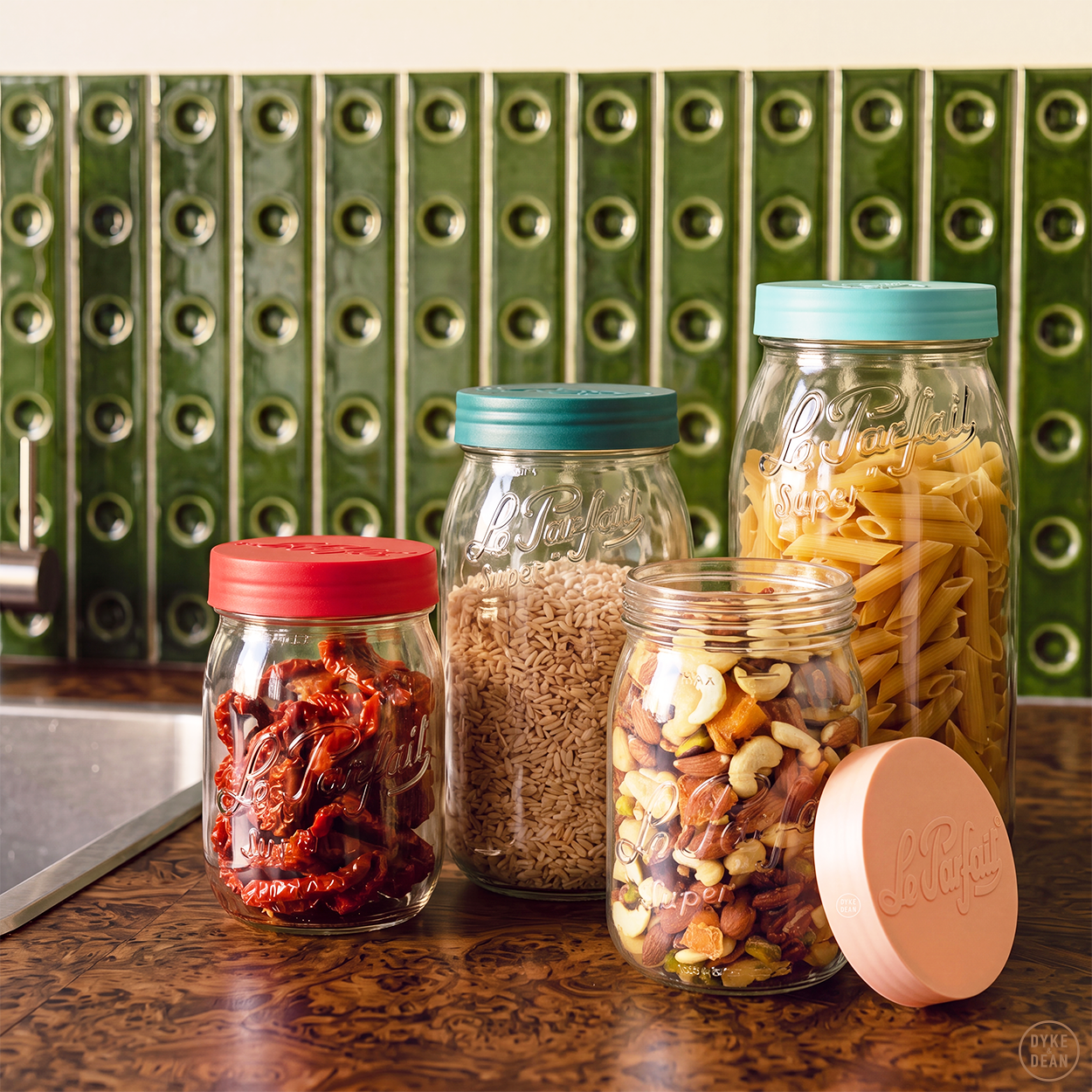 LE PARFAIT GREEN TOP JAR 2.0L - DYKE & DEAN