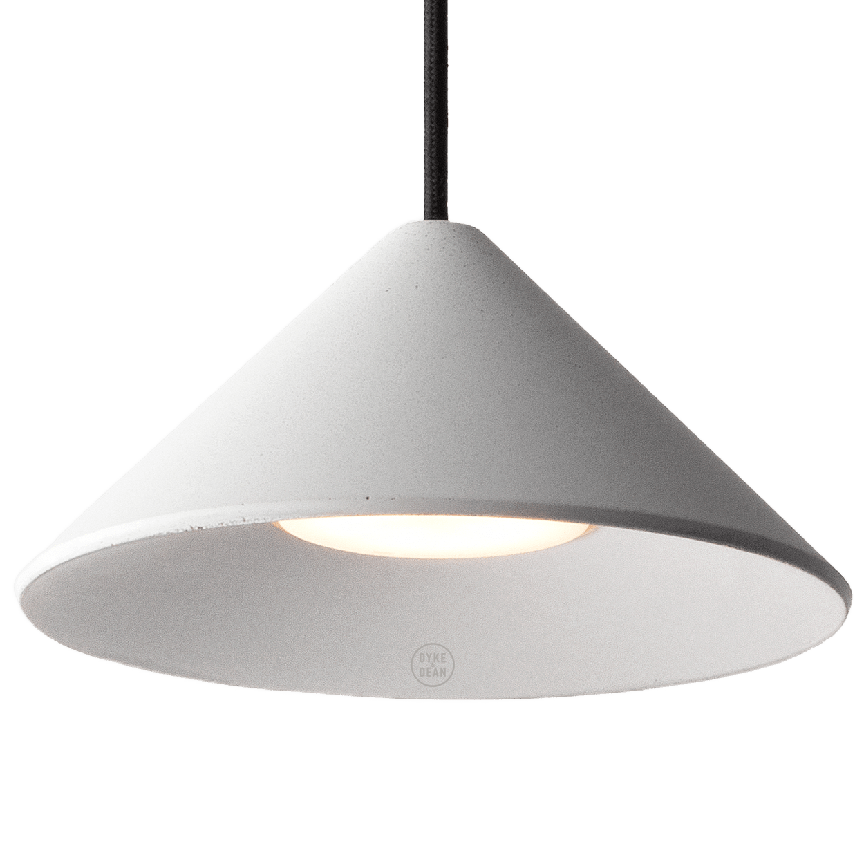 LOLA CONCRETE PENDANT LIGHT SHADE - DYKE & DEAN