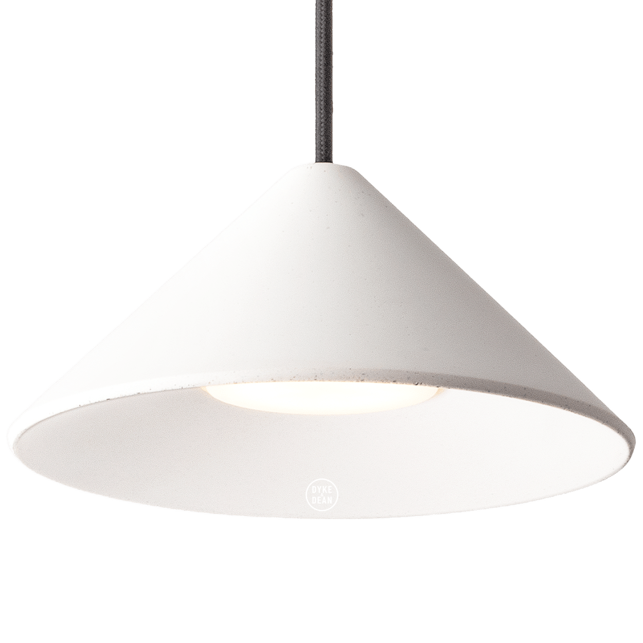 LOLA CONCRETE PENDANT LIGHT SHADE - DYKE & DEAN