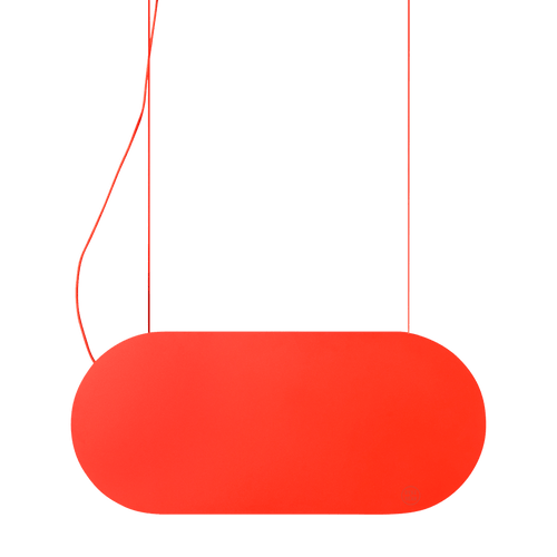 MALUMI A SUSPENSION PENDANT LIGHT RED ORANGE - DYKE & DEAN