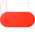 MALUMI A SUSPENSION PENDANT LIGHT RED ORANGE - DYKE & DEAN