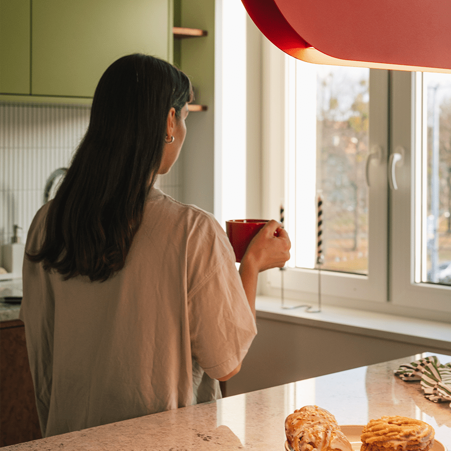MALUMI A SUSPENSION PENDANT LIGHT YELLOW - DYKE & DEAN