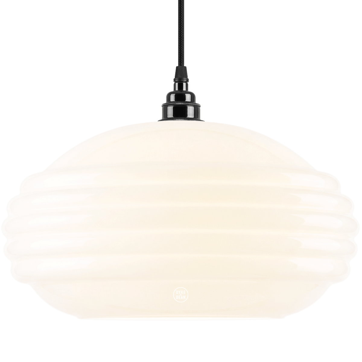 MEMPHIS OPALINE GLASS PENDANT SHADE - DYKE & DEAN