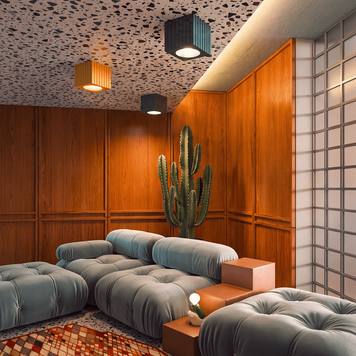 METRA CERAMIC CEILING LIGHT - DYKE & DEAN