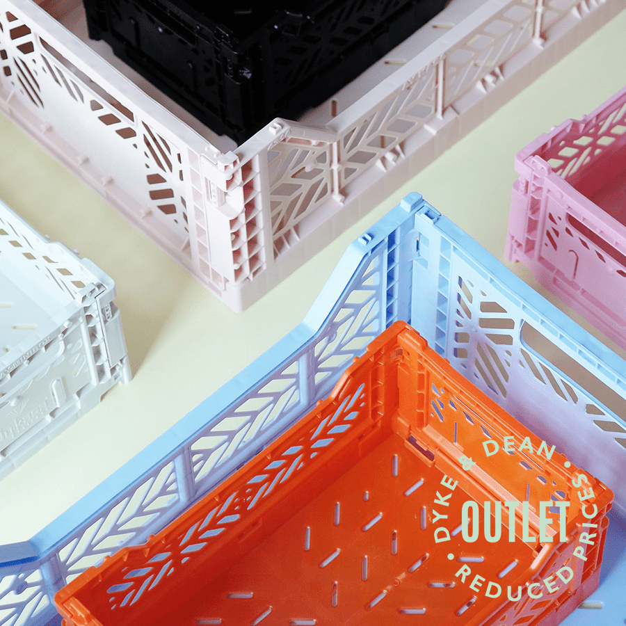 MIDI STACKING CRATE TILE RED OUTLET - DYKE & DEAN