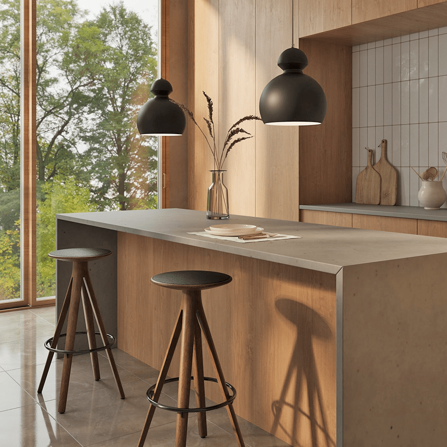 MOBO CERAMIC PENDANT LARGE - DYKE & DEAN