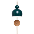 MOBO CERAMIC SWAN WALL LIGHT BRASS WALNUT - DYKE & DEAN