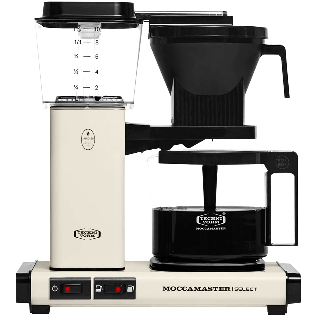 MOCCAMASTER COFFEE BREWER OFF - WHITE - DYKE & DEAN