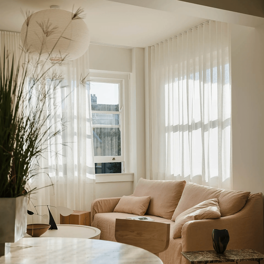 MOLA LINEN LIGHT SHADE 60CM - DYKE & DEAN