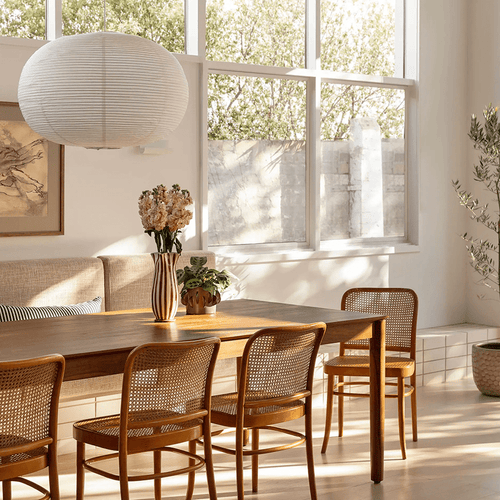 MOLA LINEN LIGHT SHADE 80CM - DYKE & DEAN