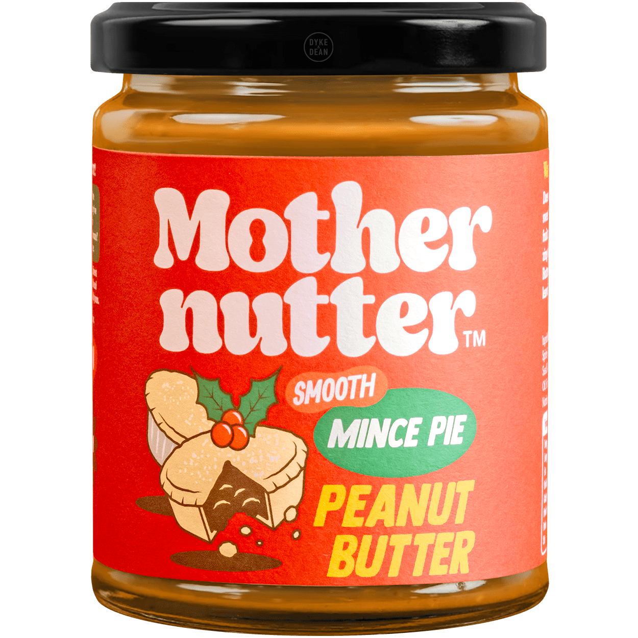 MOTHER NUTTER CRUNCHY MINCE PIE PEANUT BUTTER - DYKE & DEAN
