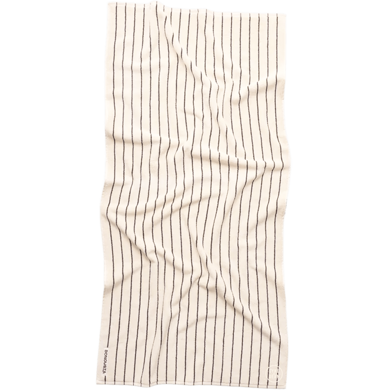 NARAM BATH TOWELS CREAM & INK - DYKE & DEAN