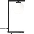 OPAL GLASS TABLE LIGHT BLACK - DYKE & DEAN