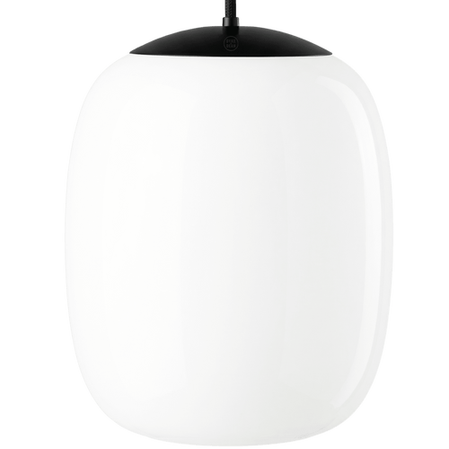 OPAL GLOSSY BARREL PENDANT 330mm - DYKE & DEAN