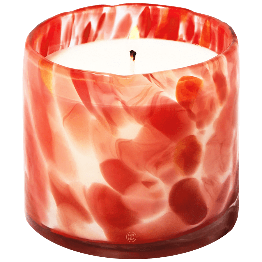 PADDYWAX LUXE SAFFRON ROSE GLASS CANDLE - DYKE & DEAN