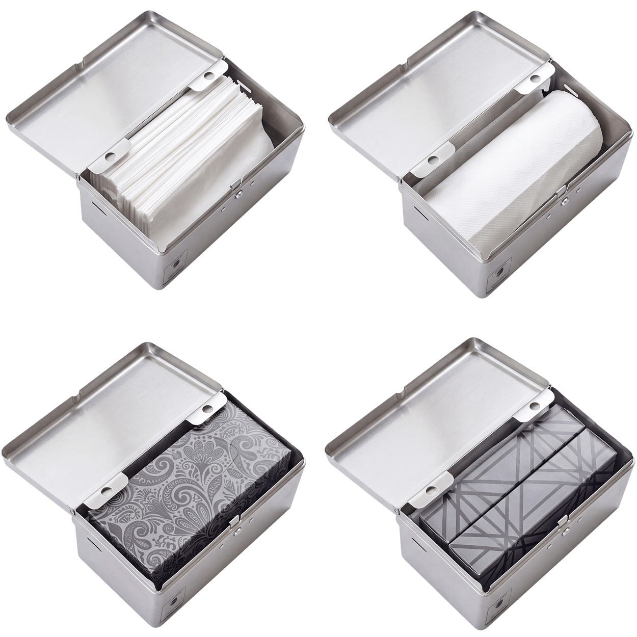 PAPER ROLL & TISSUE DISPENSER BROWN - DYKE & DEAN
