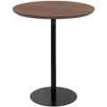 PIAZZA SIDE TABLE 50 WALNUT BLACK - DYKE & DEAN
