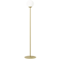 PINNE OPAL GLASS GLOBE FLOOR LIGHT KHAKI - DYKE & DEAN