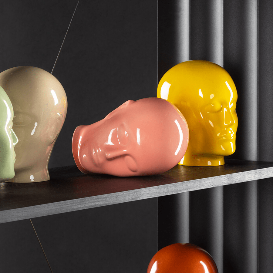 PORCELAIN CERAMIC HEAD - DYKE & DEAN