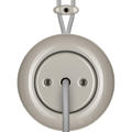 PORCELAIN KATY PATY COLONA ROUND SURFACE MOUNTED CABLE GLAND SOCKET CAPPUCCINO - DYKE & DEAN