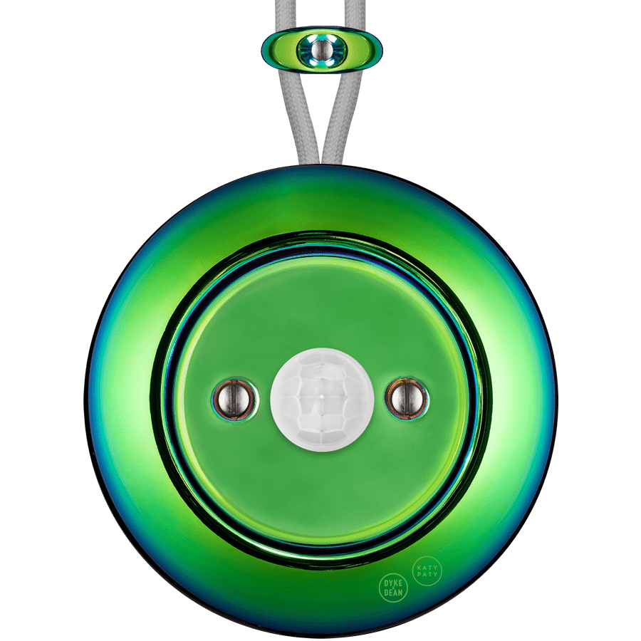 PORCELAIN KATY PATY COLONA ROUND SURFACE MOUNTED MOTION SENSOR CHLOREDO - DYKE & DEAN