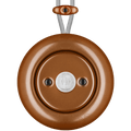 PORCELAIN KATY PATY COLONA ROUND SURFACE MOUNTED MOTION SENSOR COPPER - DYKE & DEAN