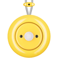 PORCELAIN KATY PATY COLONA ROUND SURFACE MOUNTED MOTION SENSOR YELLOW - DYKE & DEAN