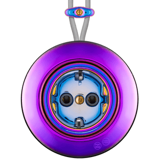 PORCELAIN KATY PATY COLONA ROUND SURFACE MOUNTED SCHUKO SOCKET VIOLEDO - DYKE & DEAN