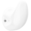 PORCELAIN TUSK WALL HOOK WHITE - DYKE & DEAN