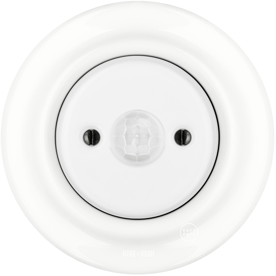 PORCELAIN WALL CABLE MOTION SENSOR WHITE - DYKE & DEAN