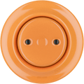 PORCELAIN WALL END PLUG SOCKET CARROT - DYKE & DEAN
