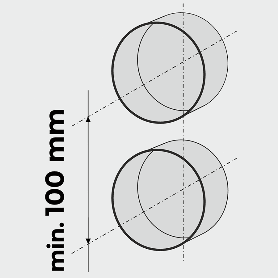 PORCELAIN WALL LIGHT SWITCH CARROT 2 TOGGLE - DYKE & DEAN