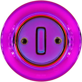 PORCELAIN WALL LIGHT SWITCH SLIM BUTTON VIOLEDO - DYKE & DEAN