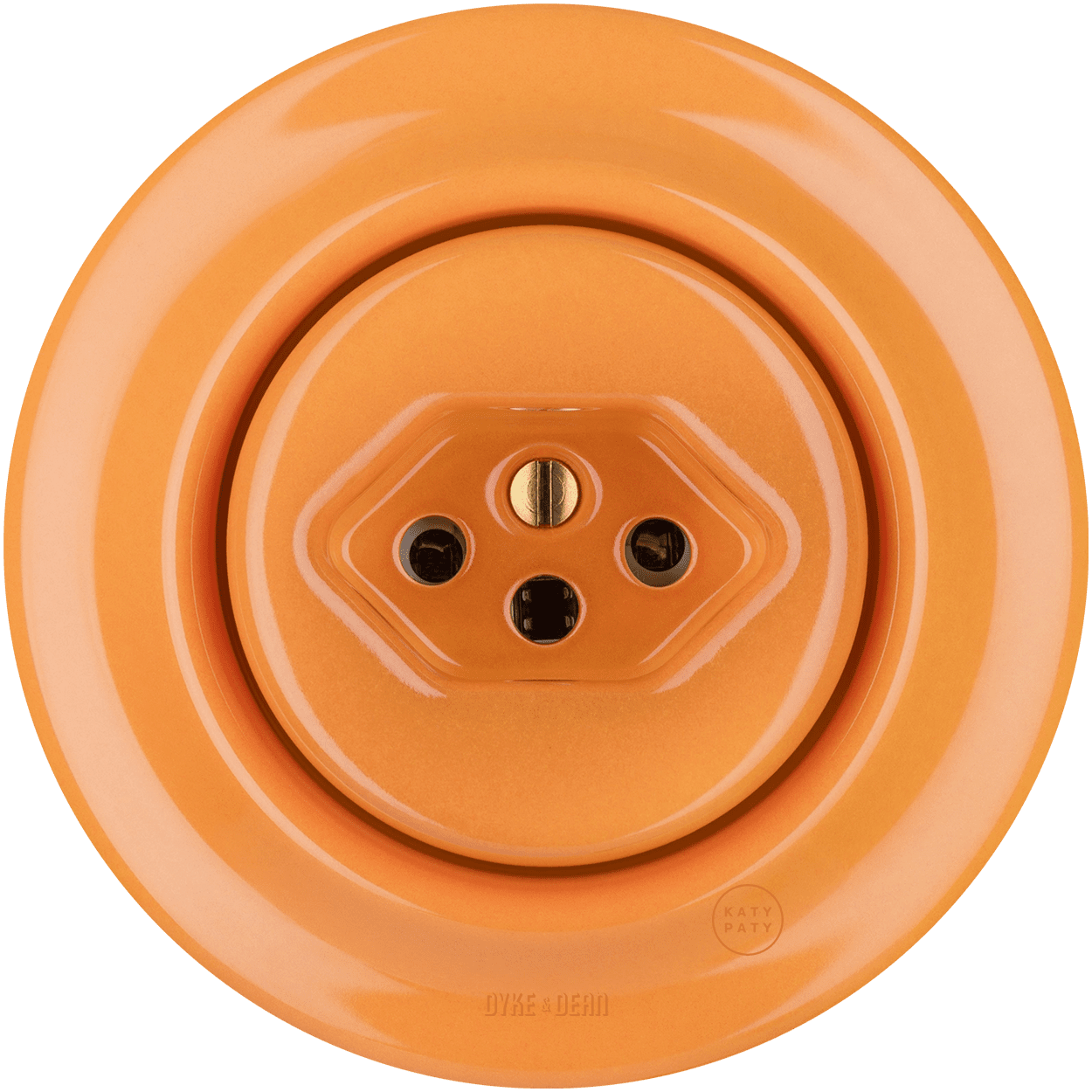 PORCELAIN WALL MOUNTED SWISS SOCKET CARROT - DYKE & DEAN