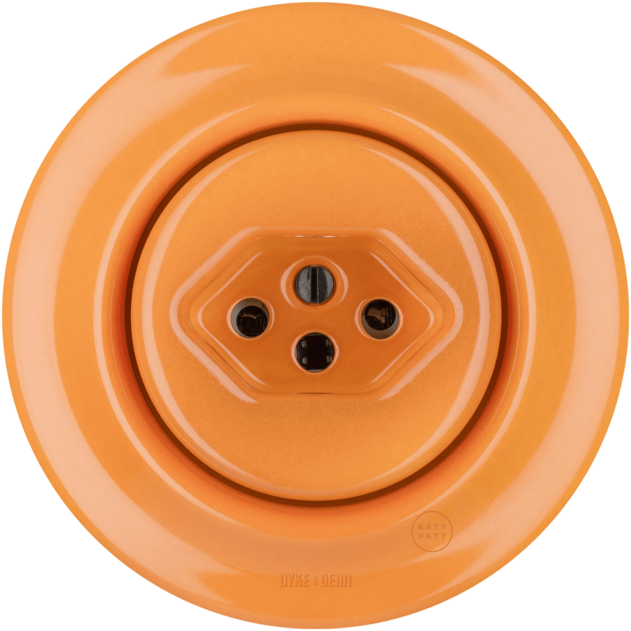 PORCELAIN WALL MOUNTED SWISS SOCKET CARROT - DYKE & DEAN